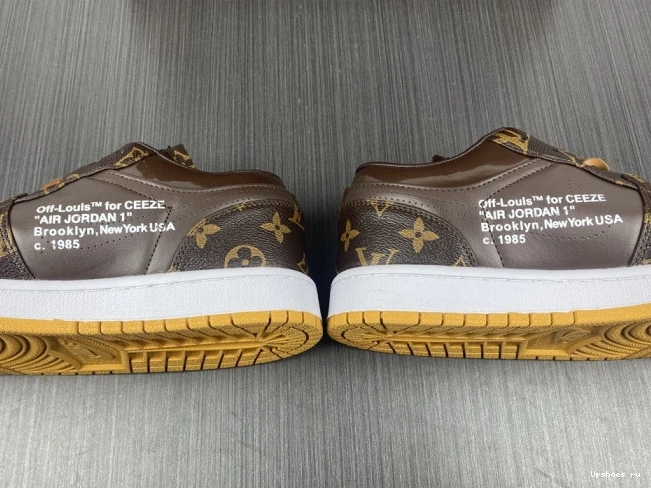 Top AIR O-W JORDAN Low (WITH -LouiV 1 CASE) 1006